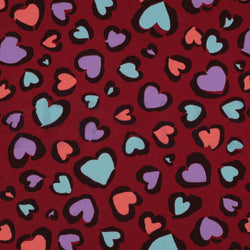 Leopard Print Hearts Adult Leggings