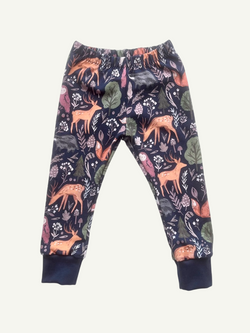 Navy Forest Animals Baby and Children's Leggings