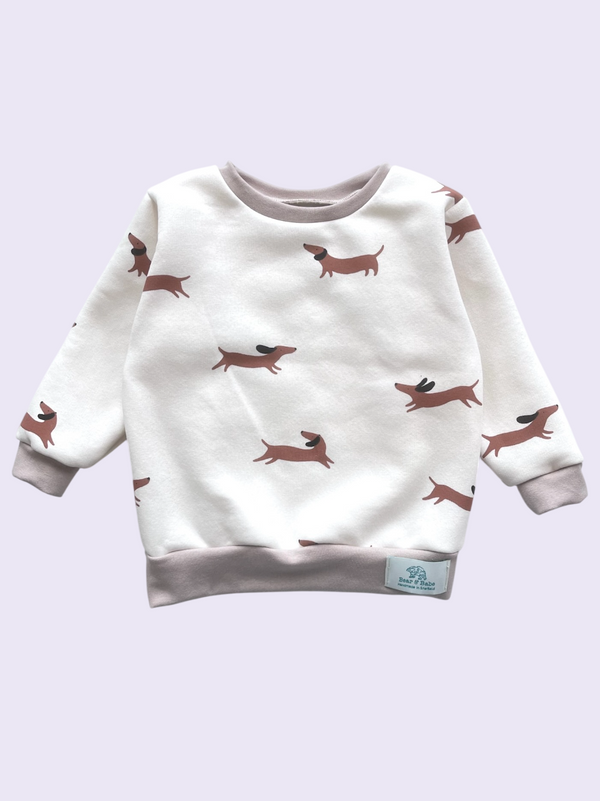 Oat Sausage Dogs Baby and Children's Sweater