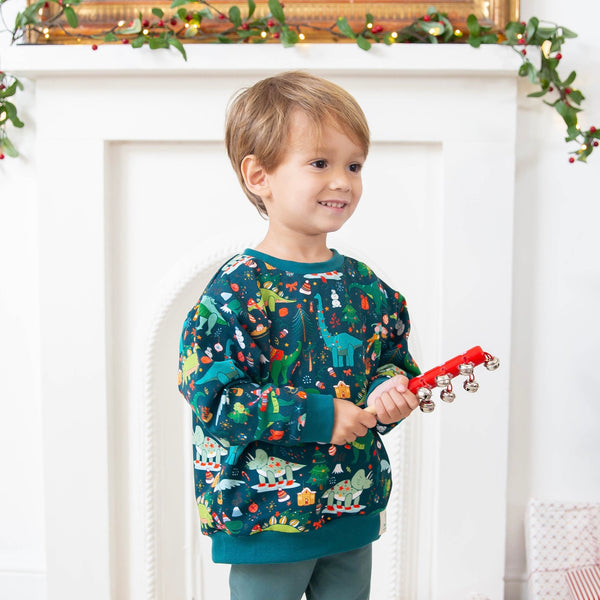 Christmas Dinosaurs Baby and Children's Sweater