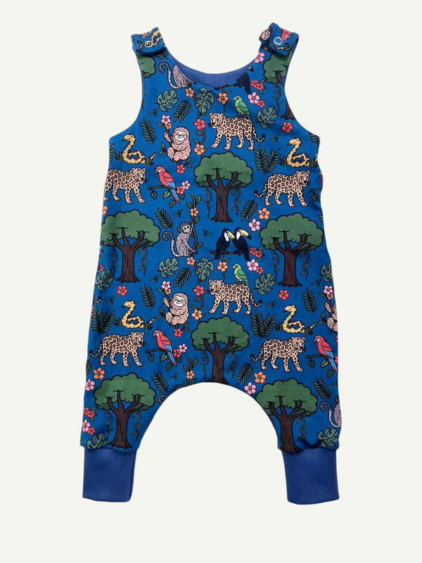 Blue Rainforest Baby and Children's Romper