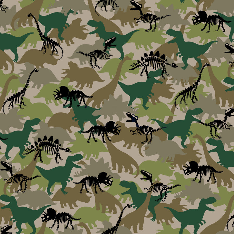 Camo Dinosaurs Baby and Children's Skirt