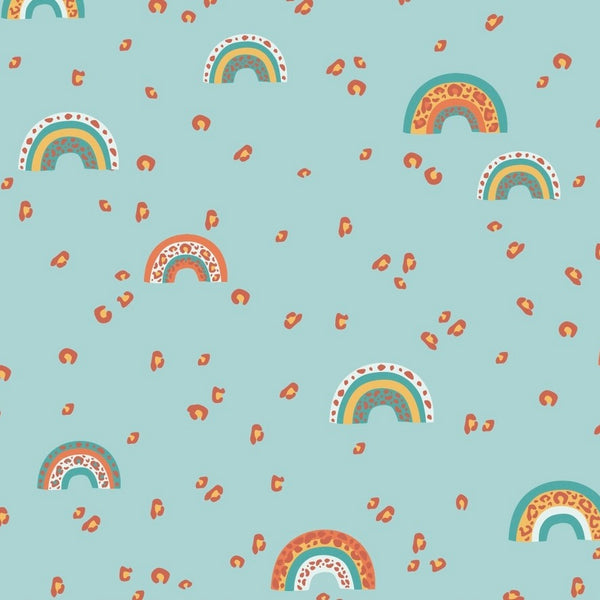 Leopard Print Rainbows Baby and Children's Skirt