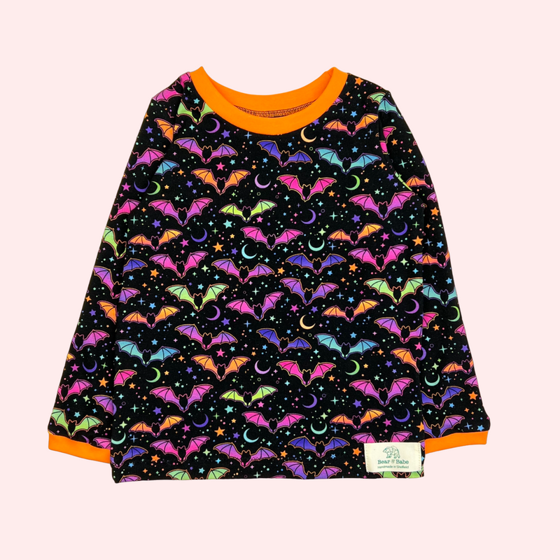 Halloween Bats Baby and Children's Long Sleeved Tee
