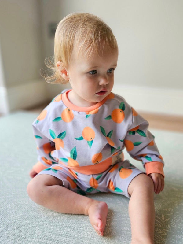 Lilac Clementines Baby and Children's Sweater