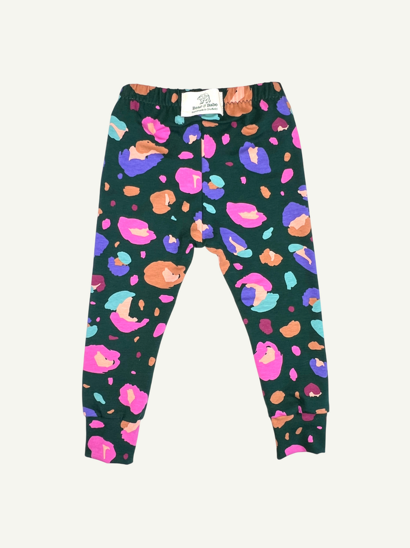 Retro Leopard Print Baby and Children's Leggings