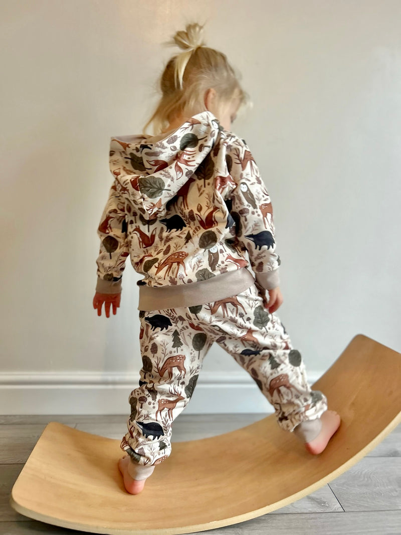 Stone Forest Animals Baby and Children's Hoodie