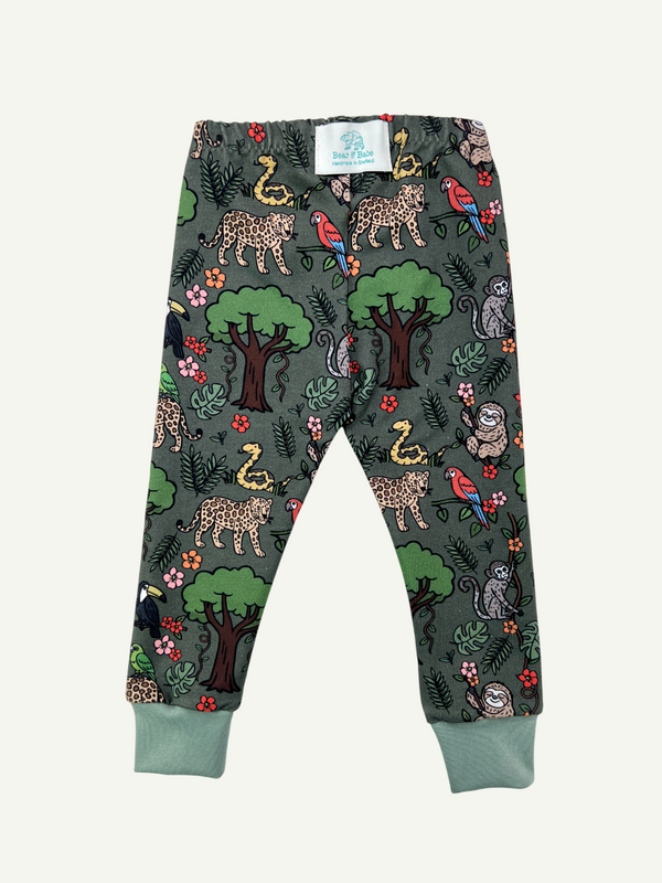 Green Rainforest Baby and Children's Leggings