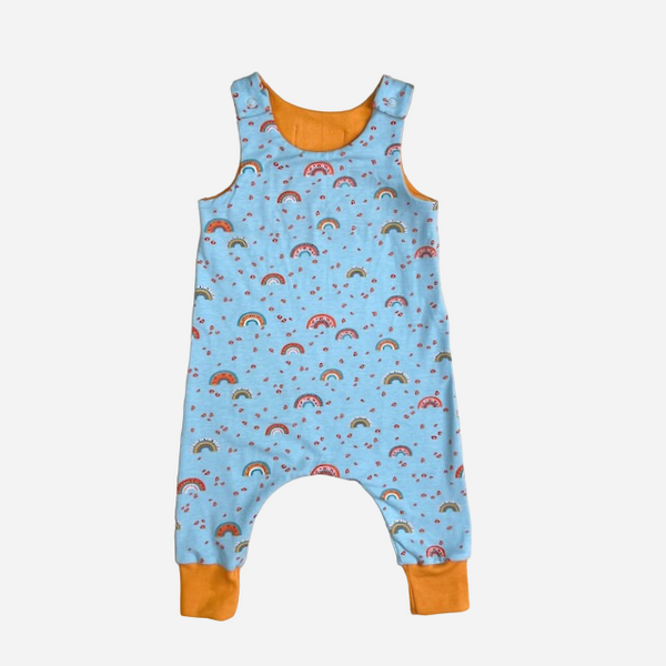 Leopard Print Rainbows Baby and Children's Romper
