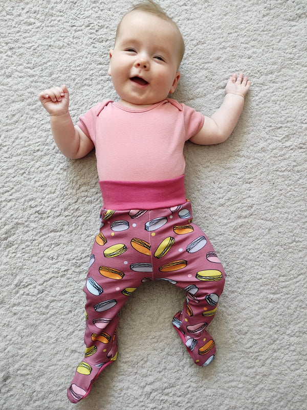 Macarons Baby and Children's Footed Leggings