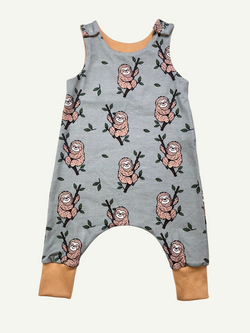 Green Sloths Baby and Children's Romper