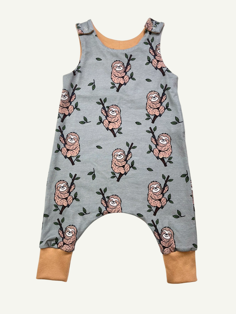 Green Sloths Baby and Children's Romper