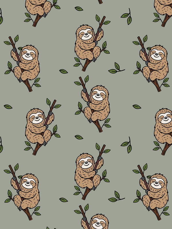 Green Sloths Baby and Children's Dress
