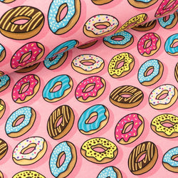 Pink Donuts Baby and Children's Zip Sleepsuit