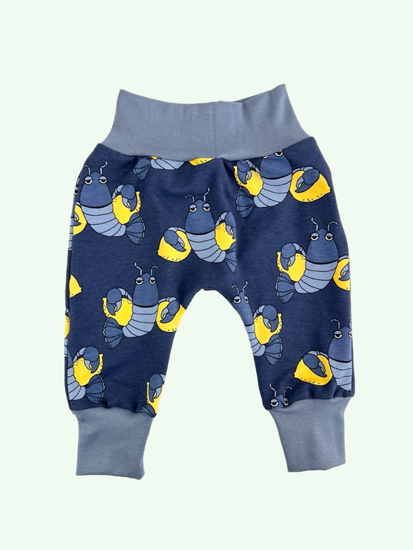 Navy Shelldon Baby and Children's Harem Pants