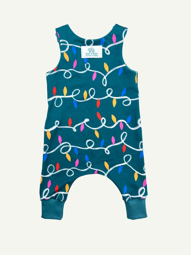 Christmas Lights Baby and Children's Romper