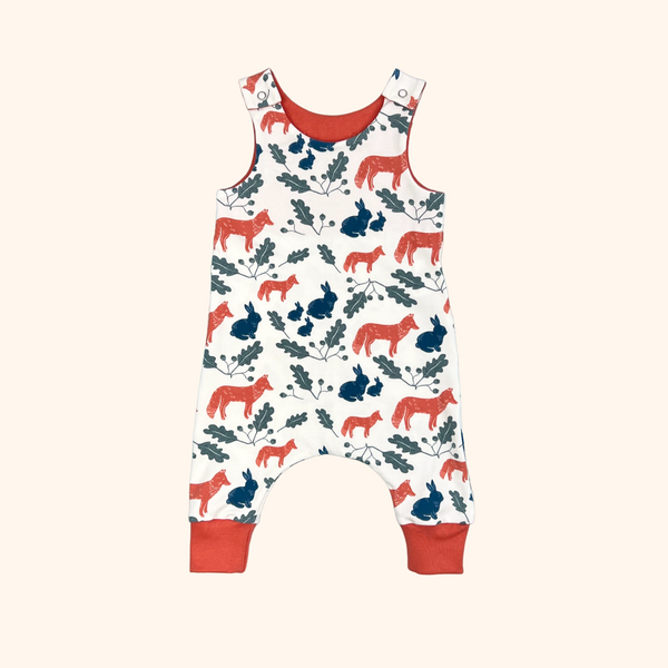 Ginger Fox & Rabbit Baby and Children's Romper