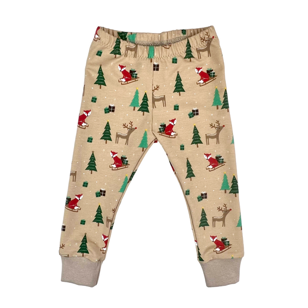 Christmas Fox Baby and Children's Leggings