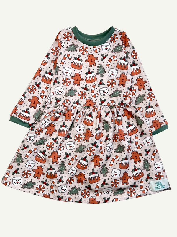 Jolly Christmas Biscuits Baby and Children's Dress