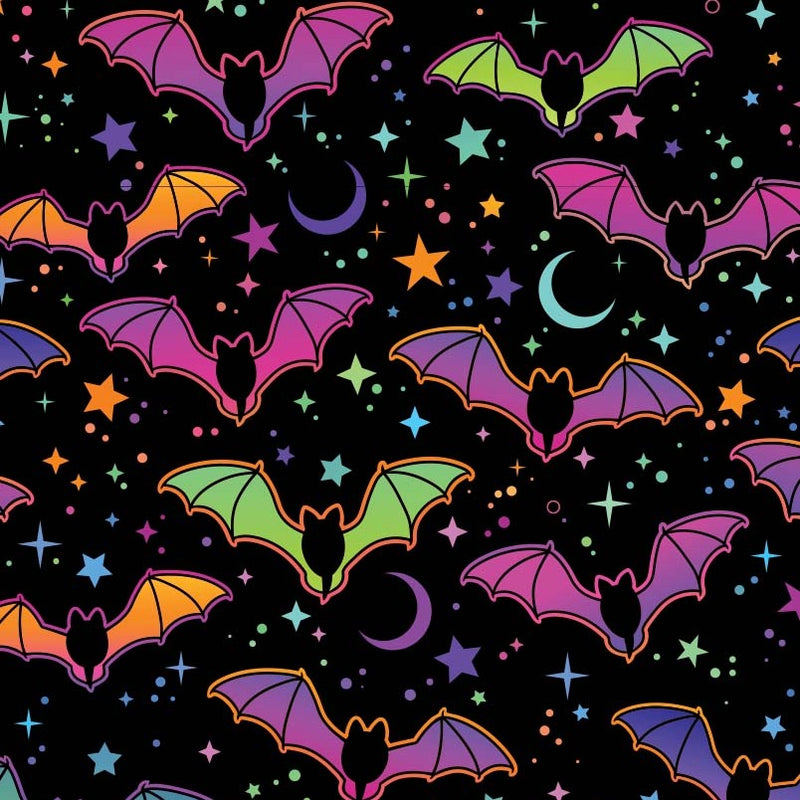 Halloween Bats Baby and Children's Zip Sleepsuit