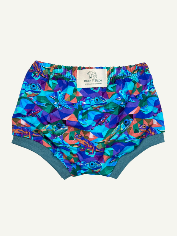 Geo Chameleons Baby and Toddler Bummies