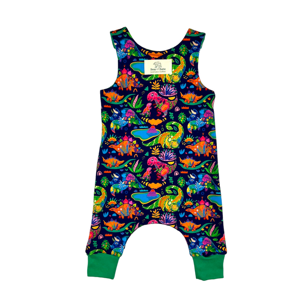 Groovy Dinos Baby and Children's Romper