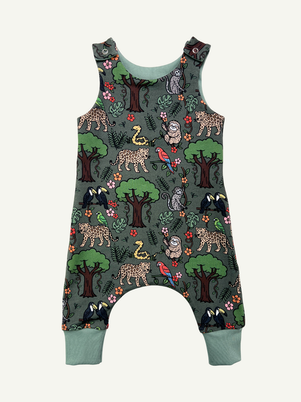 Green Rainforest Baby and Children's Romper