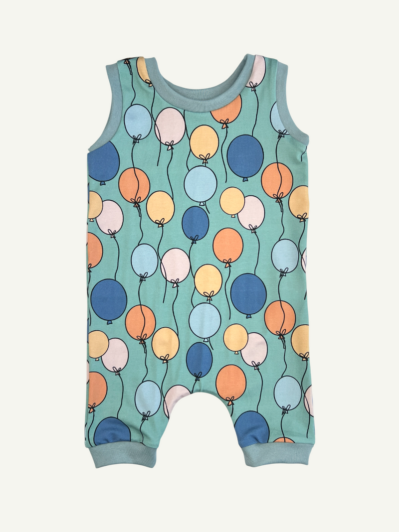Birthday Balloons Baby and Children's Short Romper