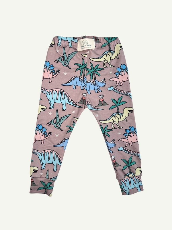 Rose Dinosaurs Baby and Children's Leggings