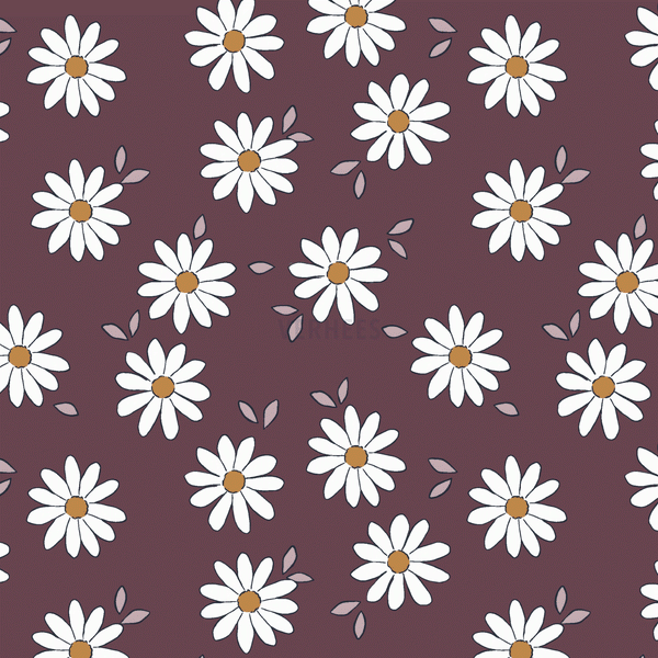 Burgundy Daisies Baby and Children's Snood