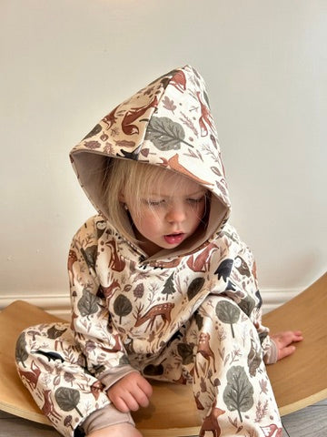 Stone Forest Animals Baby and Children's Hoodie