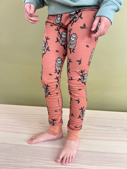 Tan Sloths Baby and Children's Leggings
