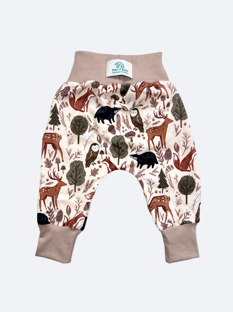 Stone Forest Animals Baby and Children's Harem Pants