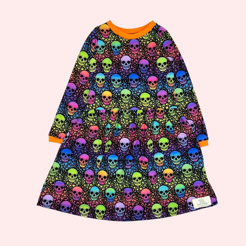 Halloween Skulls Baby and Children's Dress