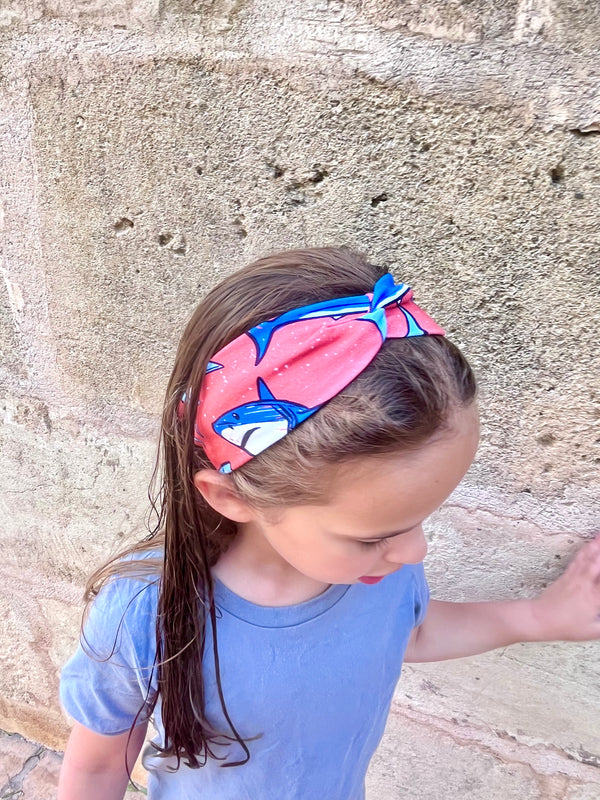 Sharks Baby and Children's Twist Headband