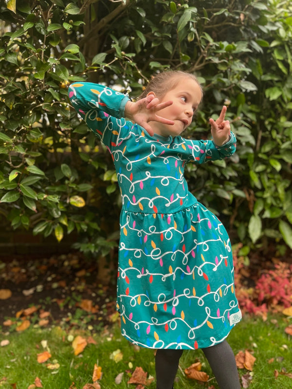 Christmas Lights Baby and Children's Dress