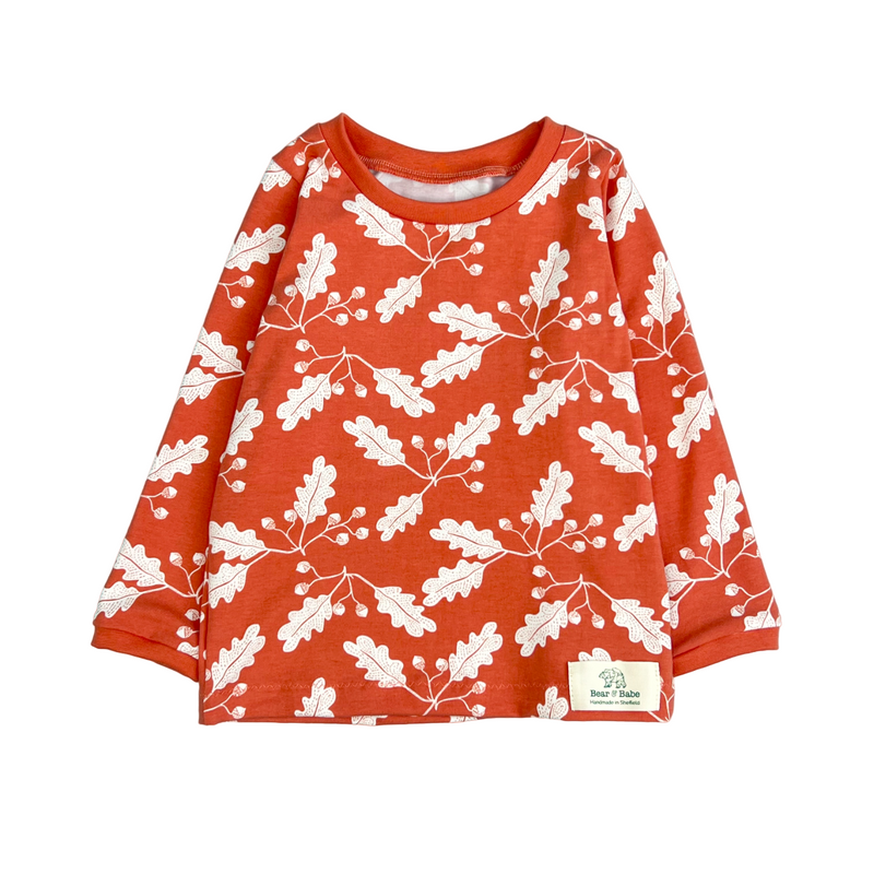 Ginger Acorns Baby and Children's Long Sleeved Tee