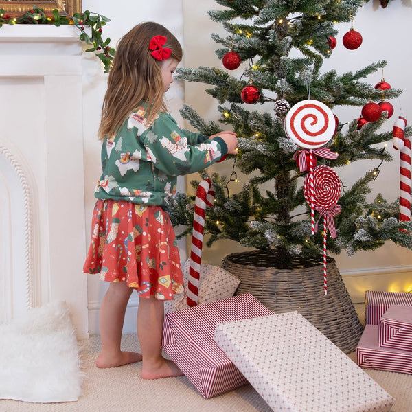 Deck the Halls Baby and Children's Skirt