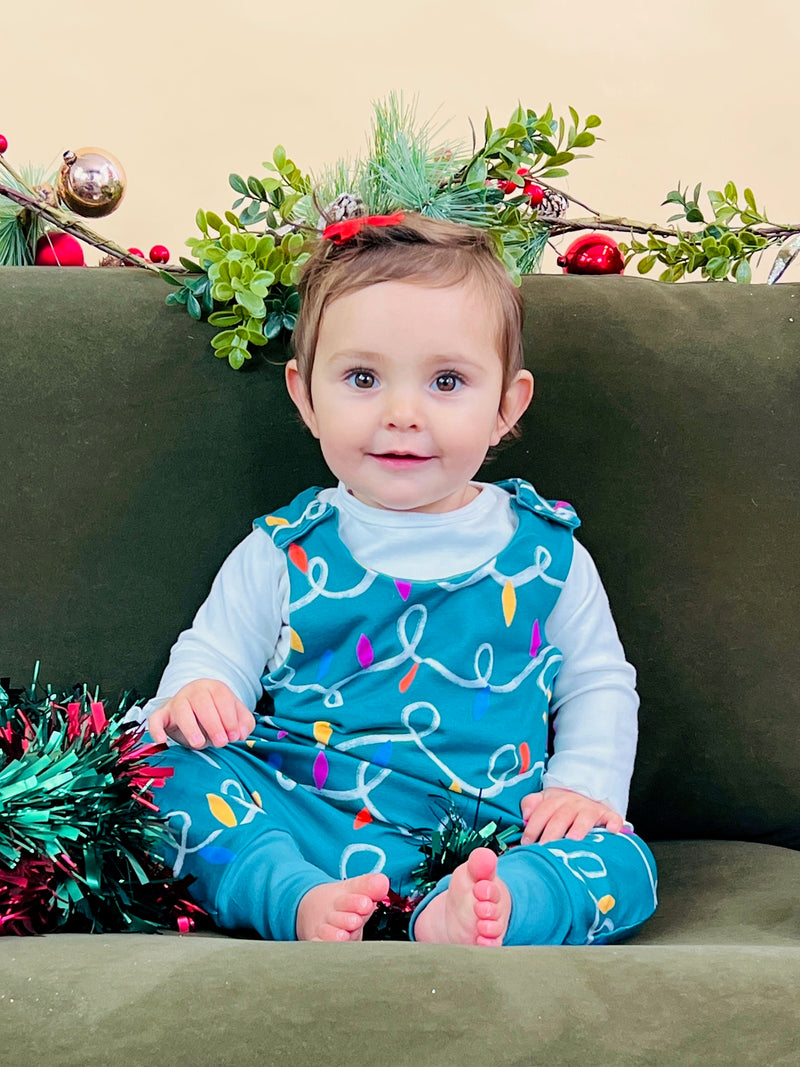 Christmas Lights Baby and Children's Romper