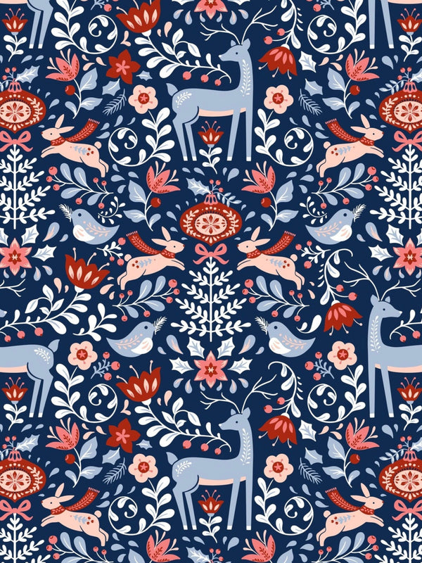 Scandi Christmas Baby and Children's Zip Sleepsuit