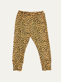 Yellow Leopard Print Baby and Children's Leggings