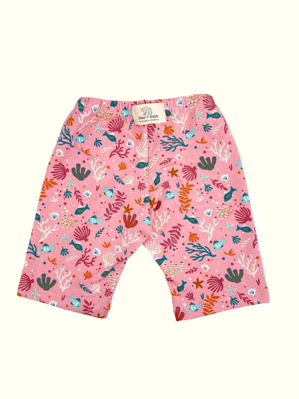 Pink Sea Life Baby and Children's Shorts