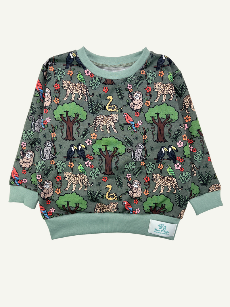 Green Rainforest Baby and Children's Sweater