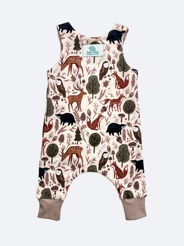 Stone Forest Animals Baby and Children's Romper