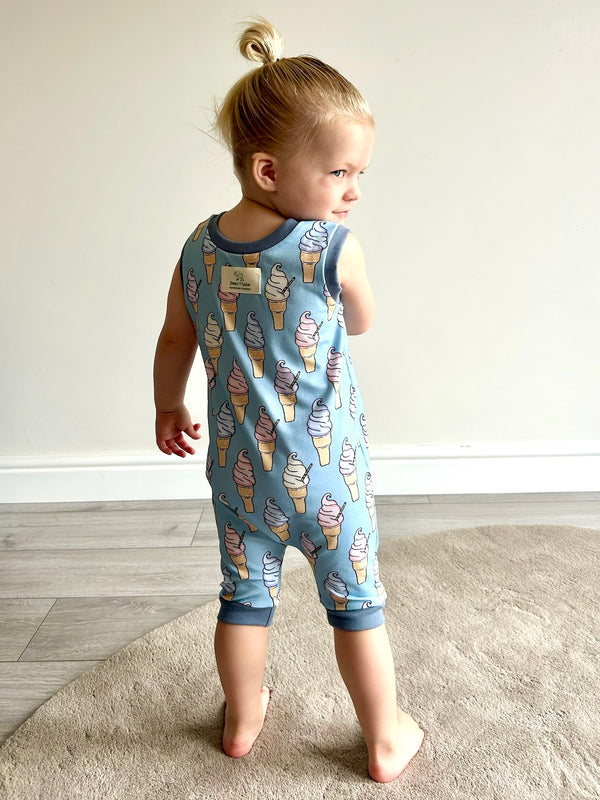 Ice Creams Baby and Children's Short Romper