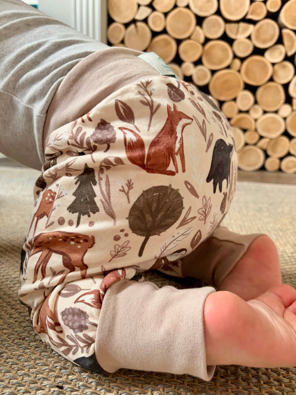 Stone Forest Animals Baby and Children's Harem Pants