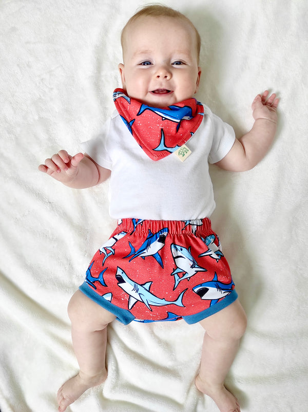 Sharks Baby and Toddler Bummies