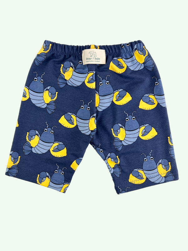 Navy Shelldon Baby and Children's Shorts