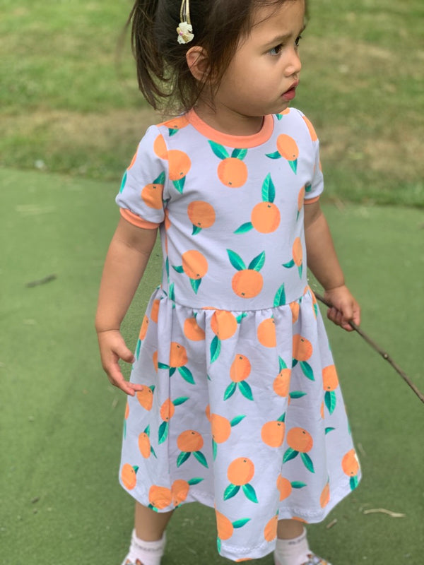Lilac Clementines Baby and Children's Dress