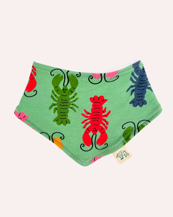 Green Lobsters Baby and Children's Bib